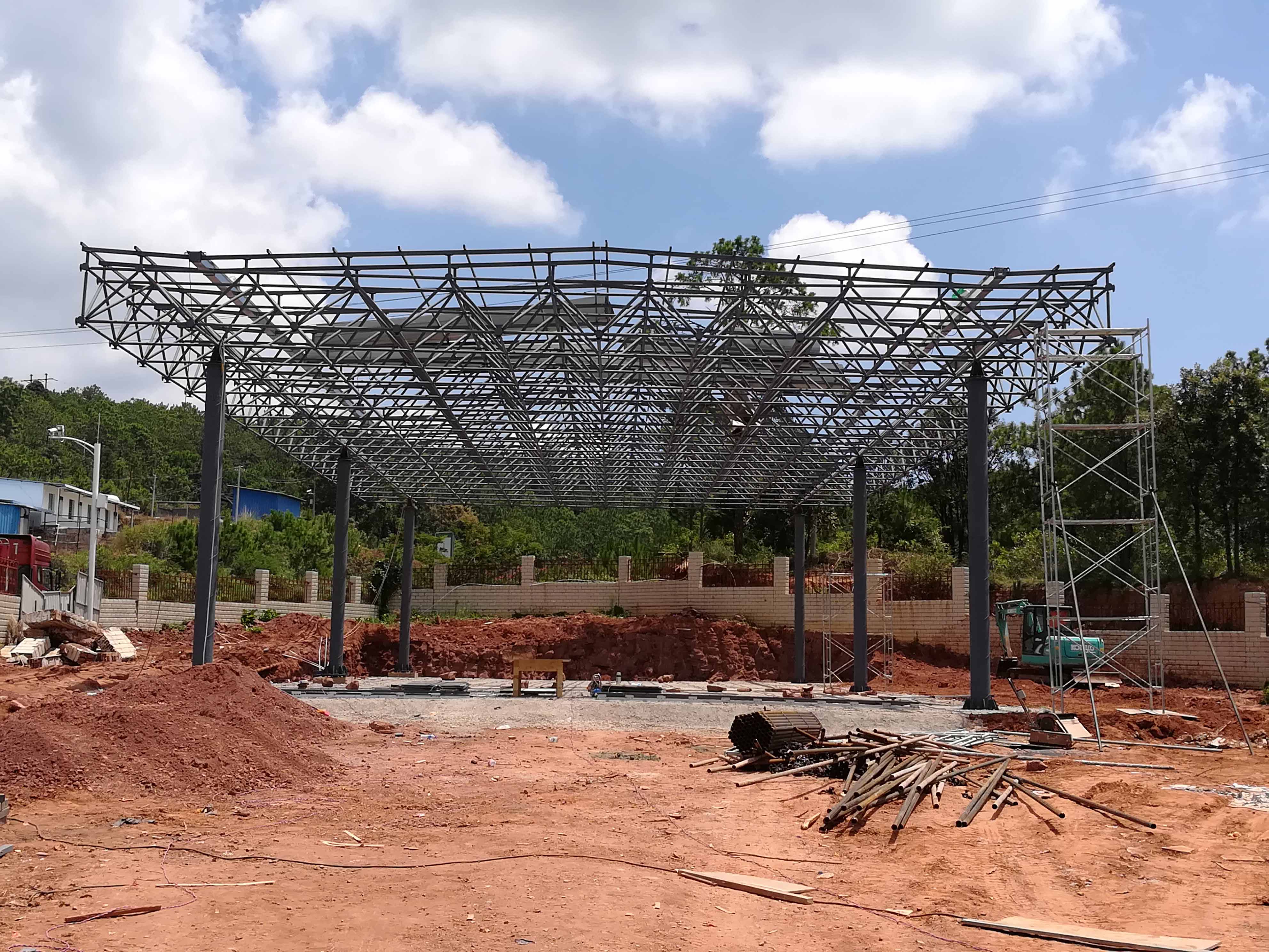 徐州加油站网架屋面