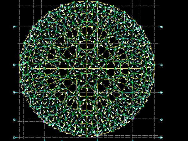 徐州明光正元广场圆形网架